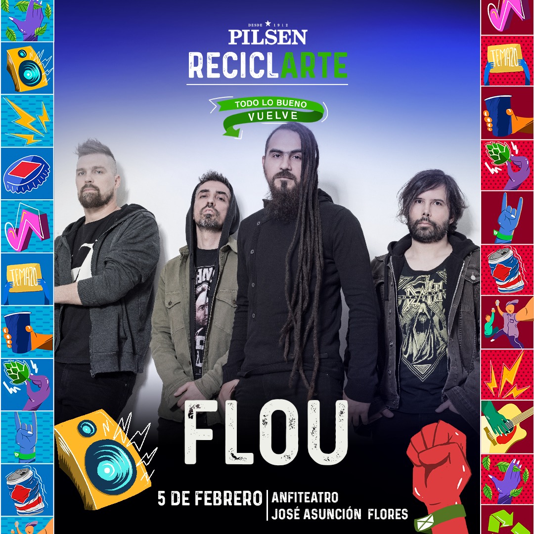🎶 Ooohhh... Estaré a tu ladooo, aunque no lo veaaas, sigo aquí esperándote a que vuelvas… 💥🤘

¿También lo leiste cantando?

💥🔥⚡ El 5 de febrero vibramos todos con <a href="/floumusic/">FLOU</a> 💥🔥⚡

🎟 Entradas por día y para ambos días disponibles en <a href="/ticketeapy/">Ticketea Paraguay</a>

#ReciclArte2022