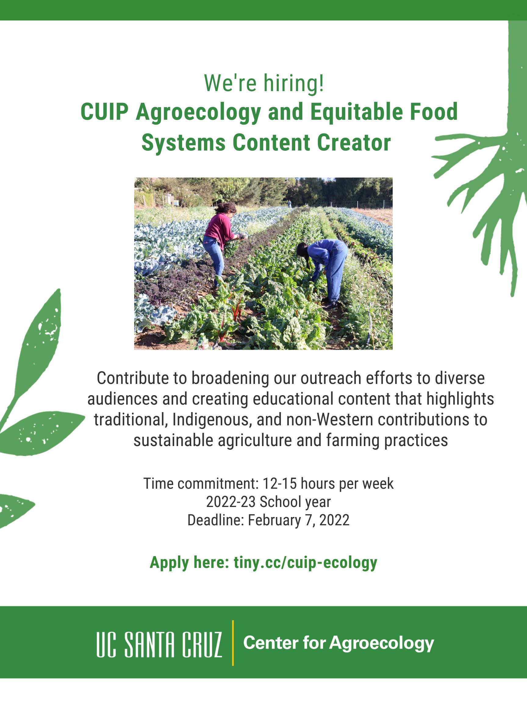 Ucsc Calendar 2022 23 Ucsc Center For Agroecology (@Ucscagroecology) / Twitter