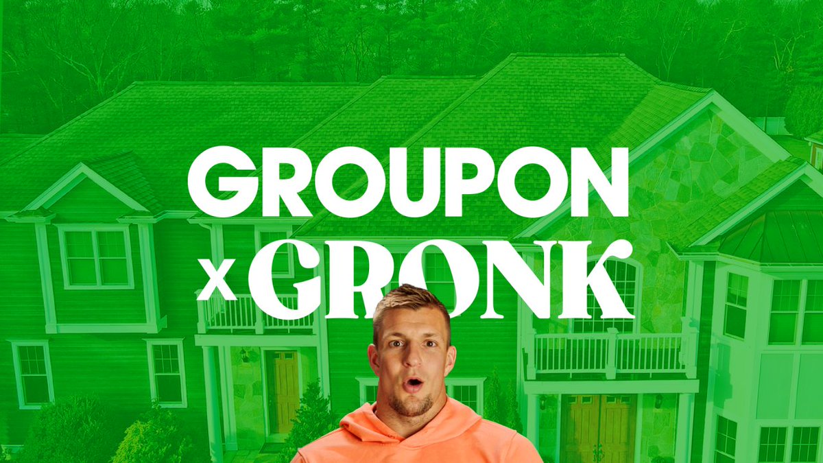 TheDrum's tweet photo. Groupon partners with Rob ‘Gronk’ Gronkowski to offer the chance to 'party like a play... https://t.co/DxIEKVmni8 https://t.co/A5mfshTziv