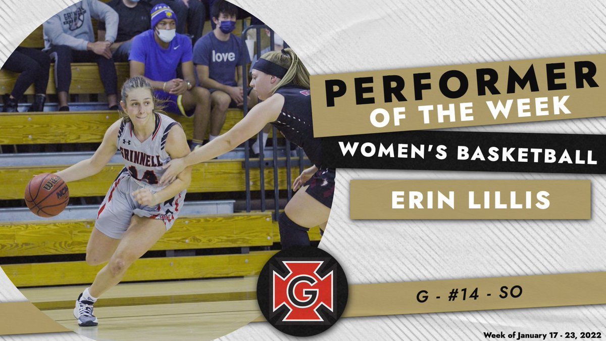 MWC Women's Basketball Performer of the Week: Erin Lillis, Grinnell College <a href="/gcpioneers/">Grinnell Athletics</a> <a href="/GrinnellWBB/">GC Women's Hoops</a>