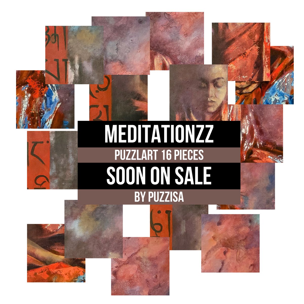 puzzisa_project's tweet photo. #puzzisa_project #NFTCommunity  #NFTGiveaway #NFTs . 2 Pieces out of 16 will be given away.  Retweet and follow before Tuesday 1st of February EOD (UTC−8). Get the 16 pieces to acquire the digital painting called #Meditationzz. https://t.co/Elws8HTRFF