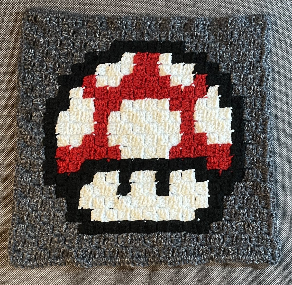 ChrysPopkoff's tweet photo. PowerUP! #TherapeuticCrochet #crochet #SuperMario https://t.co/jTduJ3nzoV