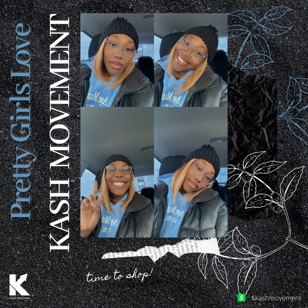 Pretty Giris Love KASH MOVEMENT! You should too! Shop the brand. All designs available. DM to order. Payable via Cash, Cash App, Zelle, PayPal, and Apple Pay. #kashmovement ✨