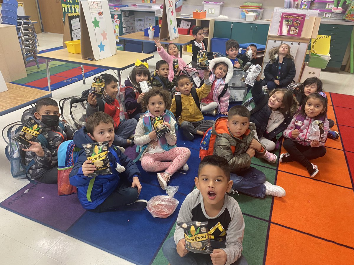 Ms_NietoPre_K's tweet photo. Happy Numbers has reinforced my students learning in counting, number recognition, shapes, and so much more. Thanks to the Math department for the Popcorn Party! They deserved it! https://t.co/UigkXMDTcc