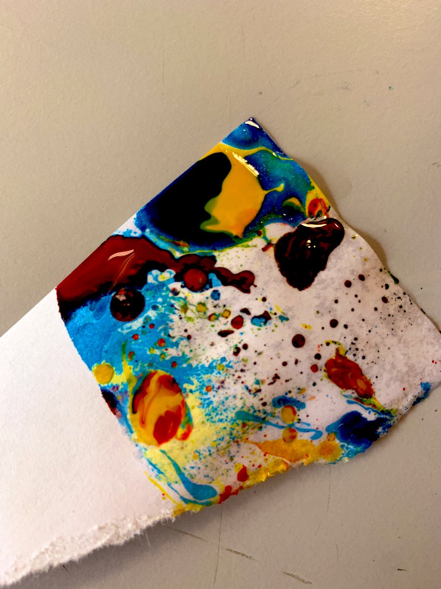 rosie_mizon's tweet photo. Marbling. ๐ Year 12 Textiles. Testing out marbling inks on water ๐ง @SADARTdept @SwindonAcademy1 @UnitedCollege6F #aleveltextiles https://t.co/Cz0Yph6jsJ