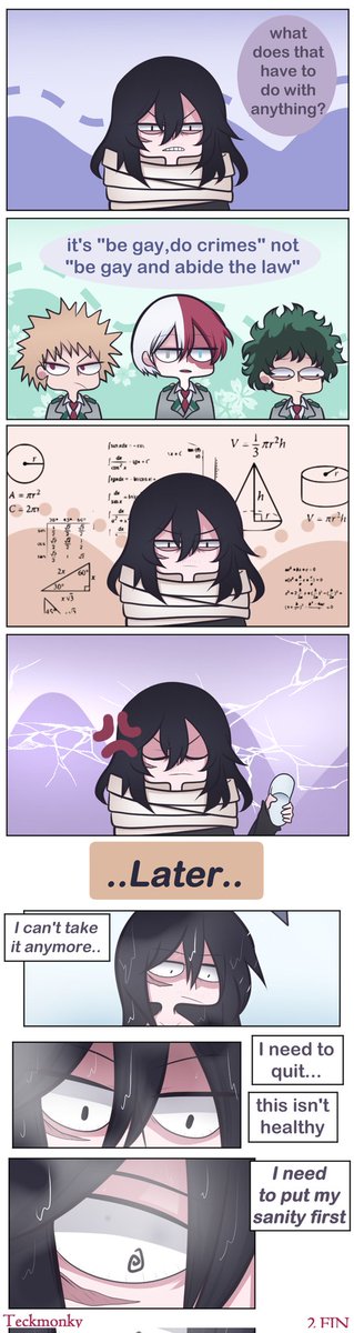Aizawa's at his limits 