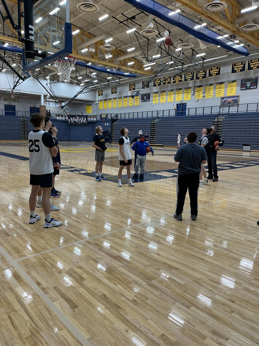 We had so much fun practicing with <a href="/ClarkstonBball/">Clarkston Basketball</a> today!
