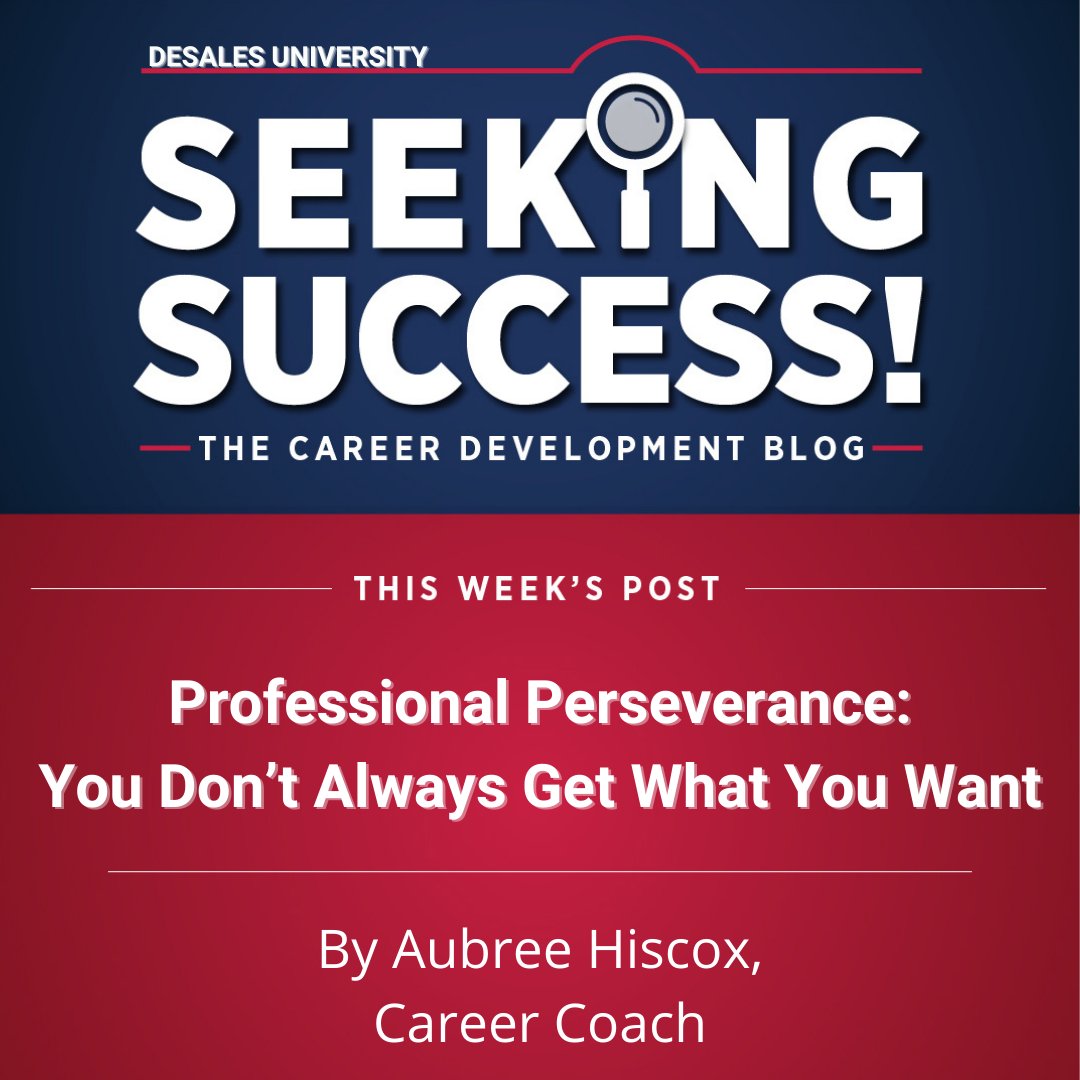 DSUCareer's tweet photo. Kickin' it back to last week's Seeking Success Blog Post on Professional Perseverance! 

Read more below and stay encouraged friends; you got this 😊👍
https://t.co/MCL9j19D0g https://t.co/TxpXaLaHb1