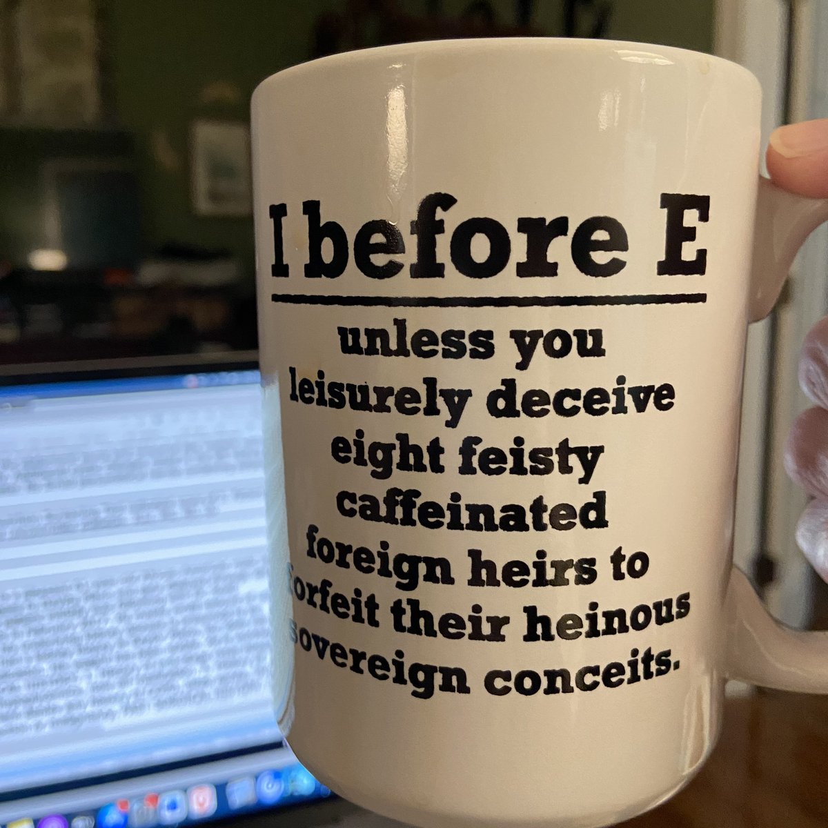 RondaWellsBooks's tweet photo. Every writer needs one. 😂 
#amwriting #coffeetime
#acfw https://t.co/ErLkyVRCjc