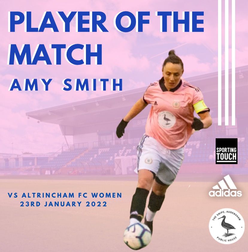 CurzonAshtonWFC's tweet photo. 🌟PLAYER OF THE MATCH🌟

Our captain @AmySmit46668741 picks up this weekends player of the match after scoring 2 goals and leading the team to all 3 points 👏🏻💙 https://t.co/uCM42YSbIB