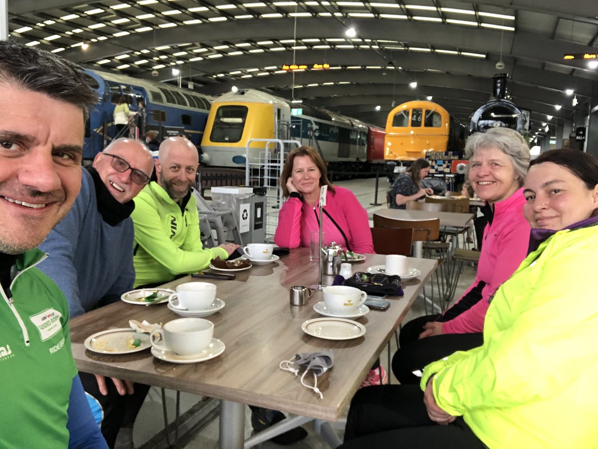 ridedarlo's tweet photo. Choo choo! Great ride in brancing conditions to 
@LocomotionShow yesterday. Good efforts shown by all. 🥶🚴‍♂️💚 #letsridethroughwinter #cycling #ridedarlo #lovedarlo #letsride #guidedrides @letsrideuk @LetsRideNE https://t.co/yjmwnWlX94