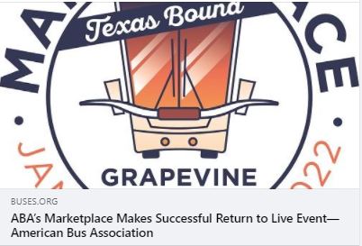 AmericanBusAssn's tweet photo. The numbers prove it! ABA’s Marketplace in Grapevine a Rounding Success! Thank you to everyone who met us in Texas.
#ABAGrapevine #WhereBusinessHappens #MeetingWrapUp #Networking #BusinessAppointments #Education  https://t.co/tvwV470hgm https://t.co/b4xy24T0KU