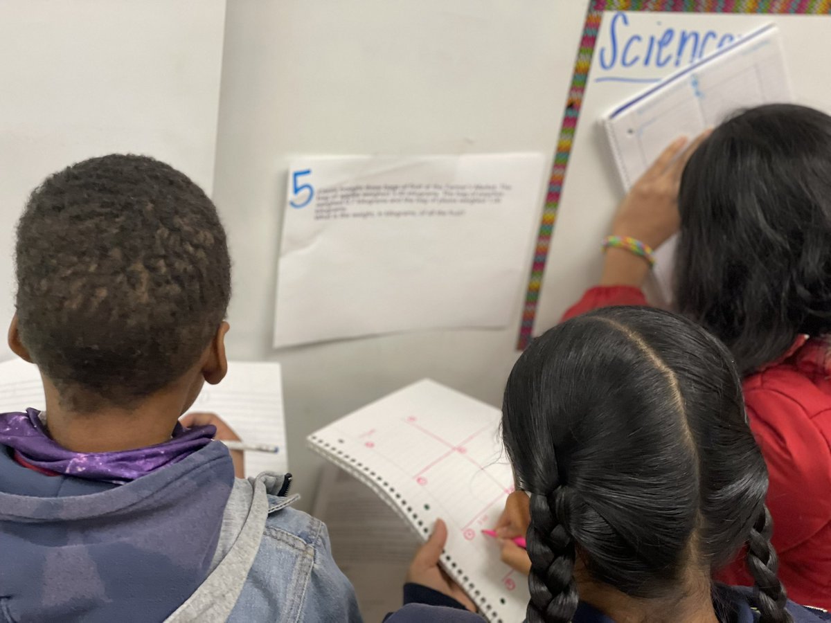 MrsMathis3rdGrd's tweet photo. Word problems are much more fun when you get to walk around and solve them. ♥️♥️ #AddingDecimals #TwoStep @LincolnMagnetIB https://t.co/QEtlkuXtOk
