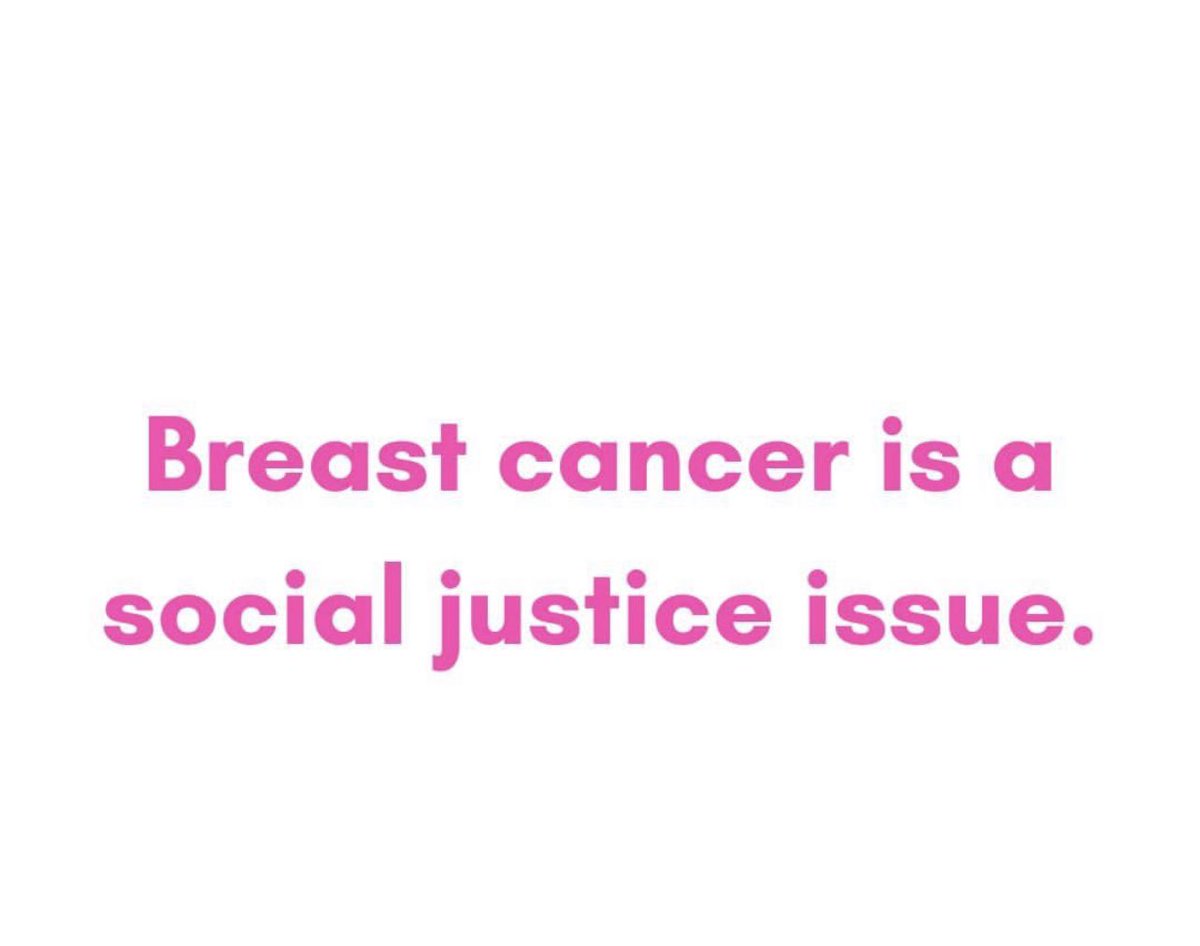 talosapp_me's tweet photo. Breast cancer and prevention is connected to social justice, economic equity, and environmental justice. https://t.co/SmTvhwXLgc