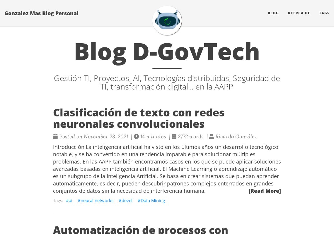 dwebsitesbot's tweet photo. 🚀  New dWebsite (24.1) 🚀 

Gonzalez Mas Blog Personal by @rgonzalezmas: https://t.co/LfIqQXACSW

Gestión TI, Proyectos, AI, Tecnologías distribuidas, Seguridad de TI, transformación digital... en la AAPP. https://t.co/1UhcGr8H6k