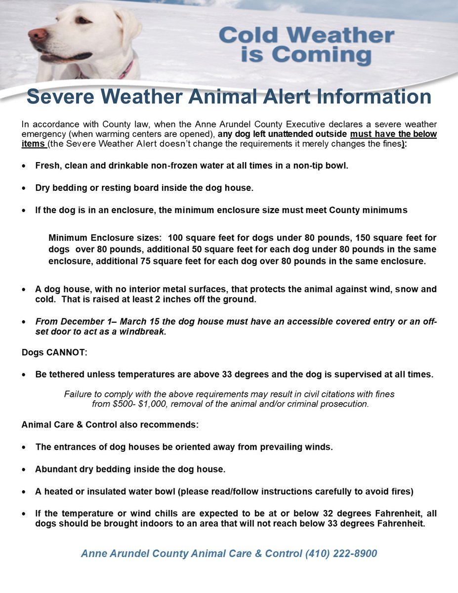 AACOPD's tweet photo. A severe weather alert is scheduled to go into effect tomorrow at 9 p.m. and extend through February 1, 2021. https://t.co/FGETv2XfKq