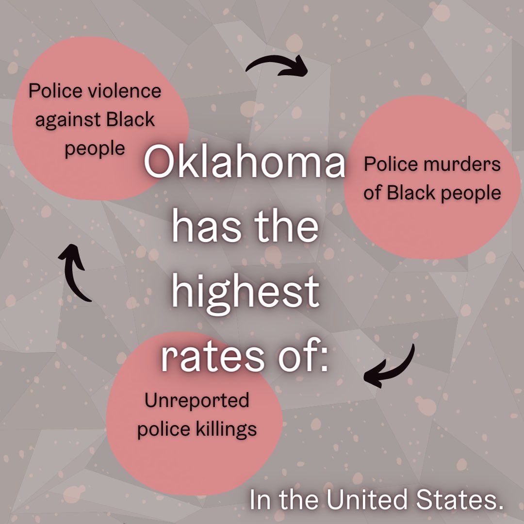 Crutcherfdn's tweet image. One of the world’s oldest and most respected medical journals, The Lancet, found that Oklahoma has the highest rate of police violence and murders of Black people in all 50 states.

At the Terence Crutcher Foundation, we’re amplifying this landmark publication to catalyze ACTION!