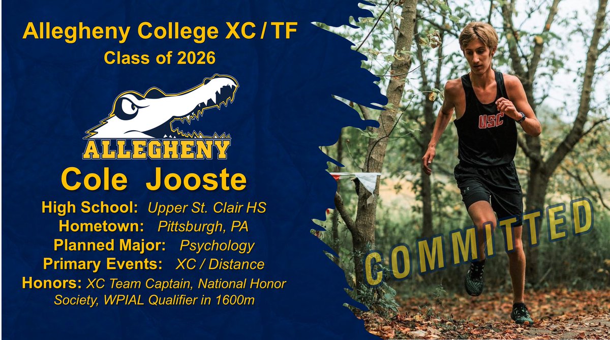AlleghenyXCTF's tweet image. Welcome to the swamp Cole! #ACXC