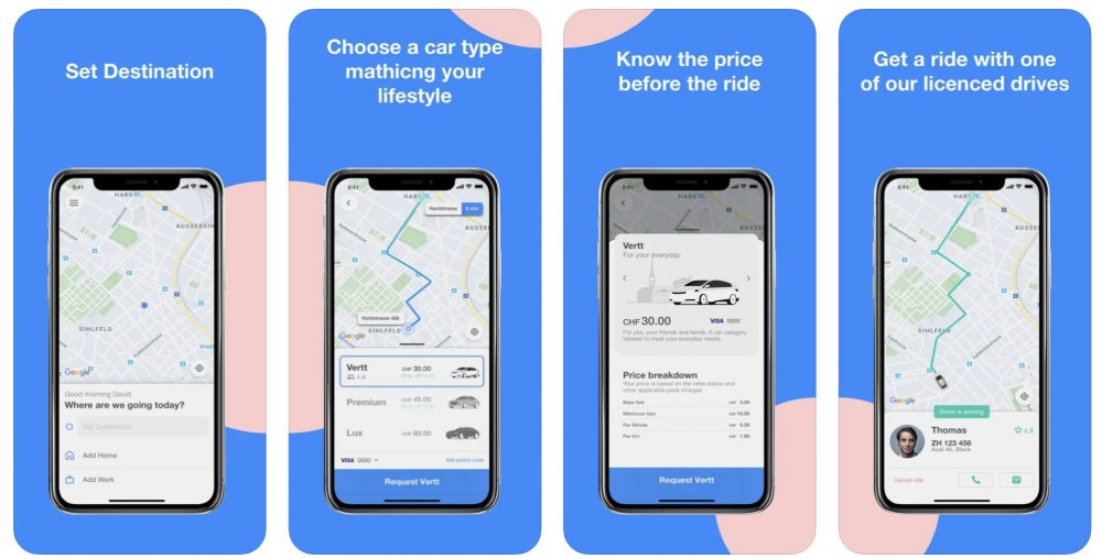 NewInZurich's tweet photo. Have you heard of #Vertt? It's a new #Swiss, #Zurich based #ridesharing App. We've been testing it out in the centre of the city - find out all about it here: https://t.co/92x6OYlDpA #taxis #zurichtaxi #transport #transportation #privatetransport #Switzerland https://t.co/LHtLW3b8GA