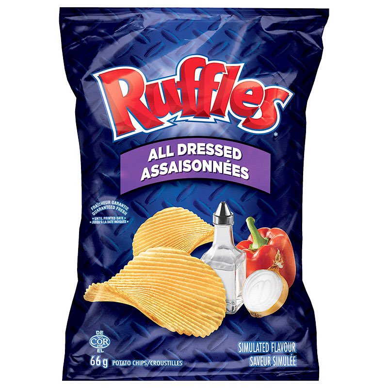 Feeling bad for Americans who haven’t tried Ruffles All Dressed chips.