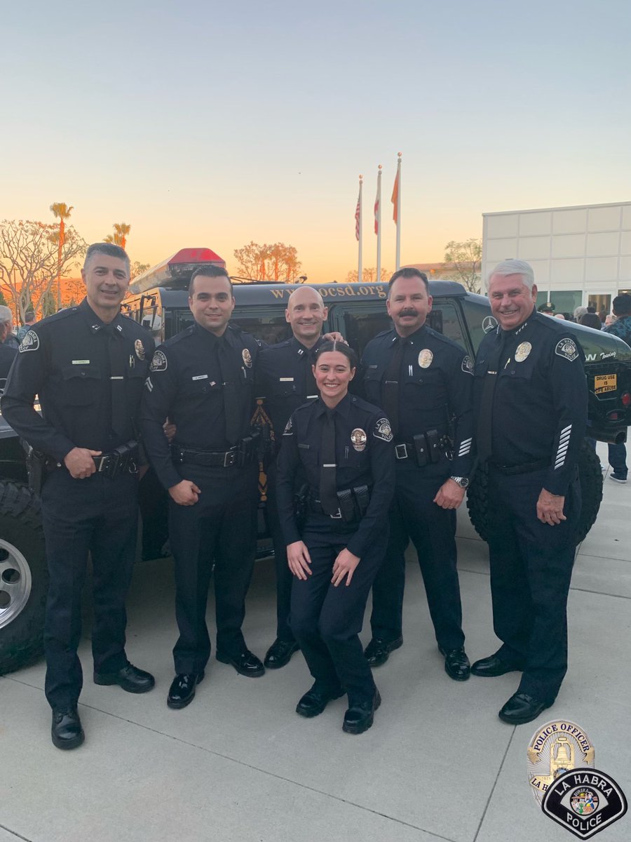 LaHabraPD's tweet photo. Please join us in welcoming Officer Augino. Officer Augino graduated last week from the Orange County Sheriffβs Academy, Class 247. #lahabrapd #lahabrapolice #lhpd #lahabra https://t.co/VCQfSLuh04