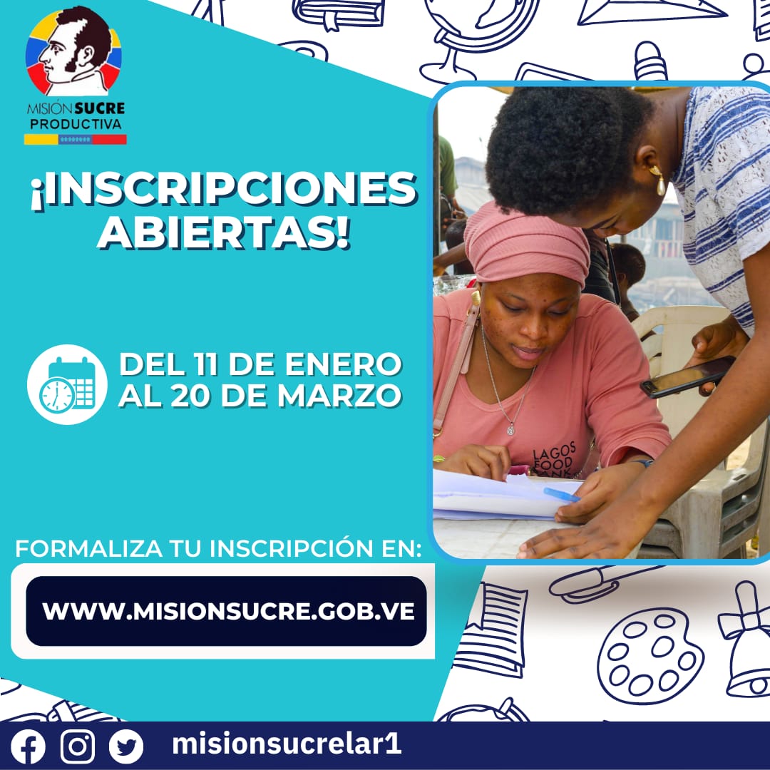 Misión Sucre Estado Lara tweet media