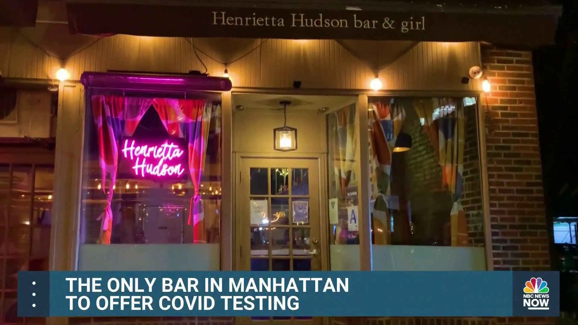 NBC News NOW on X: In NYC, stop by the Henrietta Hudson bar for a