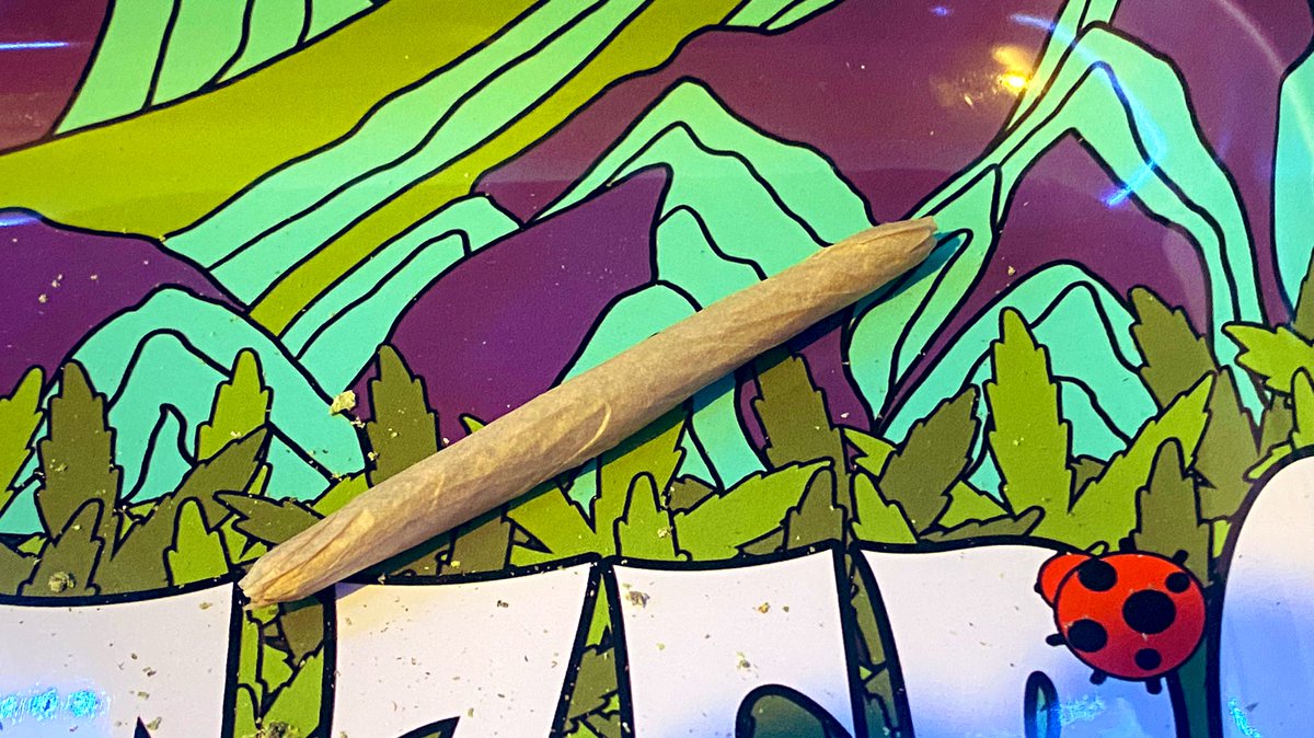 Something I hadn’t done in at least 4 years. I rolled a joint on my <a href="/potzero420/">Pot Zero</a> rolling tray. Actually came out decent and draws nice. Dessert latter is ready. Denver don’t let the sun fool you. Tomorrow’s drive may be challenging to say the least.