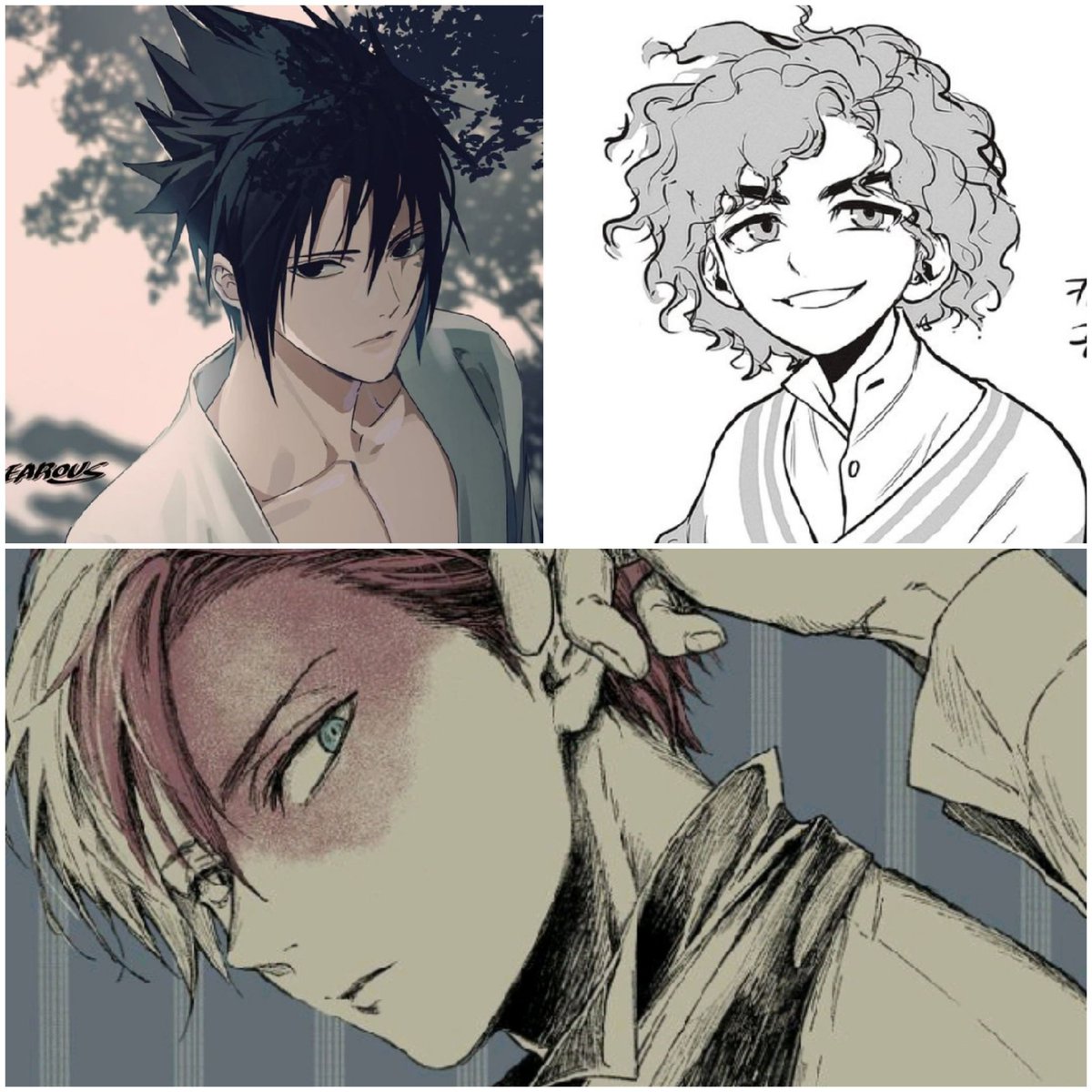 No me esperaba que algun día continuaria con la lista de husbandos pero despues de ver videos, he decidido que ese dia es hoy.
20- Sasuke.
21- Camilo Madrigal.
22- Todoroki.