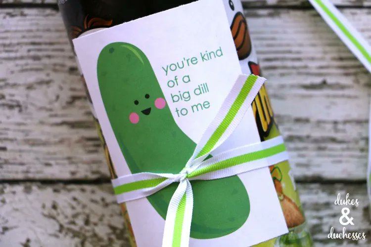 Grab this big dill #printable for a fun and silly #valentine! buff.ly/2K9ZFrr