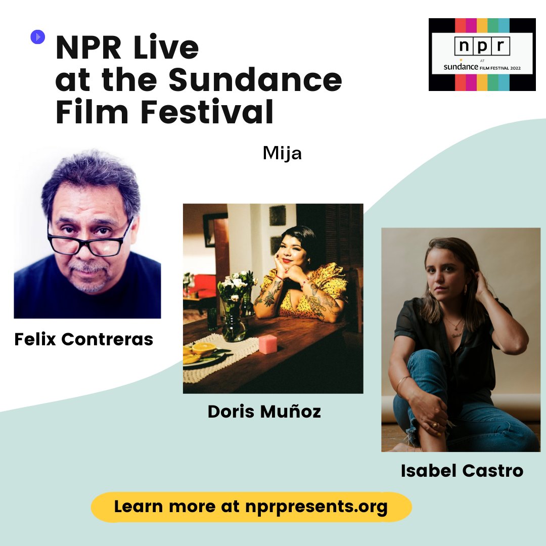 AltLatino's tweet photo. less than one hour until @TioFelixC sits down with @mijadoris and #IsabelCastro of the #MIJA documentary for #Sundance2022! check out the discussion here 👉https://t.co/cN8TtTaqLv https://t.co/MCuvG7Nkv4