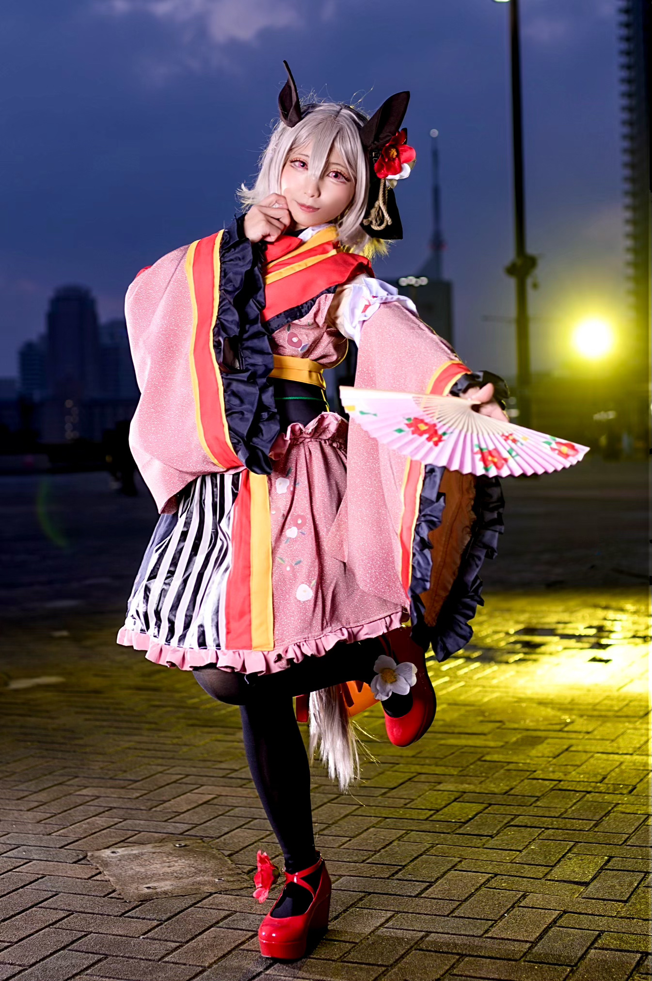 ♡ ウマ娘 カレンチャン 着物 コスプレ 衣装 高品質 ♡ Amazon.co.jp: [fenglei] ウマ娘プリティーダービー カレン