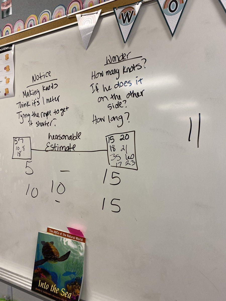 lisakayszyd's tweet photo. When your sub is the math coordinator, you do bonus math in the afternoon! We practiced sharing our rough draft ideas and conjectures to learn together and from each other. #d25roughdraftmath #mathisfun @MrsKSamuels https://t.co/uVIQtJNSdn