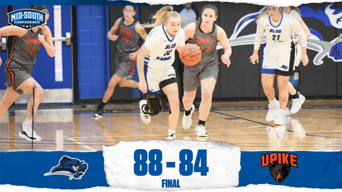 LWUwbasketball's tweet photo. 🚨BLUE RAIDERS WIN🚨

Ison scores career point No. 1,000 and leads the Blue Raiders with 27 points! She just missed out on the double-double with nine rebounds! https://t.co/a3K9w564yX