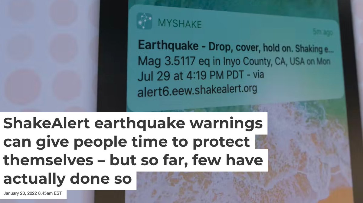 Richard Allen (@rallenberkeley) on Twitter photo Now we are able to issue earthquake alerts, the challenge remains to help people respond and protect themselves. Great review from <a href="/DareBaldwin/">Dare Baldwin</a>. Don't forget to download <a href="/MyShakeApp/">MyShake</a>! theconversation.com/shakealert-ear… via <a href="/ConversationUS/">The Conversation U.S.</a> Now we are able to issue earthquake alerts, the challenge remains to help people respond and protect themselves. Great review from <a href="/DareBaldwin/">Dare Baldwin</a>. Don't forget to download <a href="/MyShakeApp/">MyShake</a>! theconversation.com/shakealert-ear… via <a href="/ConversationUS/">The Conversation U.S.</a>