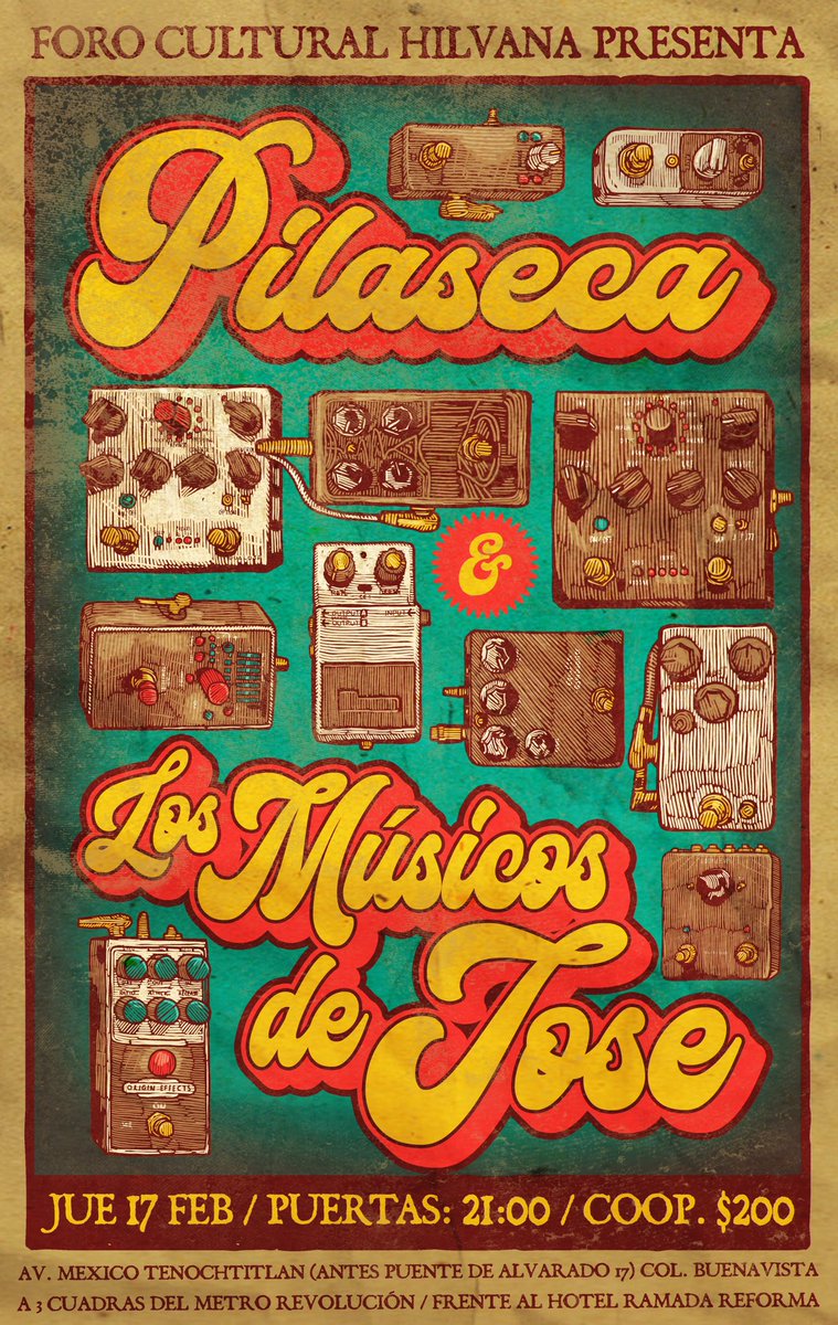 omarpila's tweet photo. Amig@s del ex DF,este show con @pilasecaband @FCHilvana va a ser  memorable. Siempre es un placer compartir escenario con mis carnales @musicosdejose . Ya estás los boletos a la venta,allá nos vemos! 🎉#pilaseca #losmusicosdejose #forohilvana #cdmx https://t.co/mnuo2wI0vv