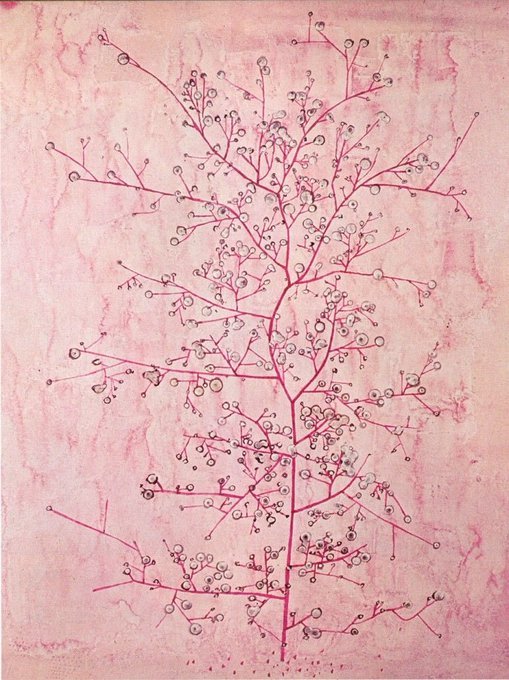 's tweet image. Paul Klee
Pink Spring in Deep Winter
1931