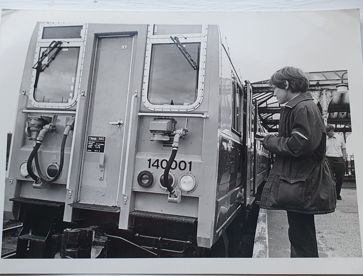 huwsdavis's tweet photo. @RailbusMemories 140 001 at Whitehaven Bransty, 1981. Picture from the front page of the local newspaper. Not far from its spiritual home of Lillyhall https://t.co/Pz8rZ84ZyS