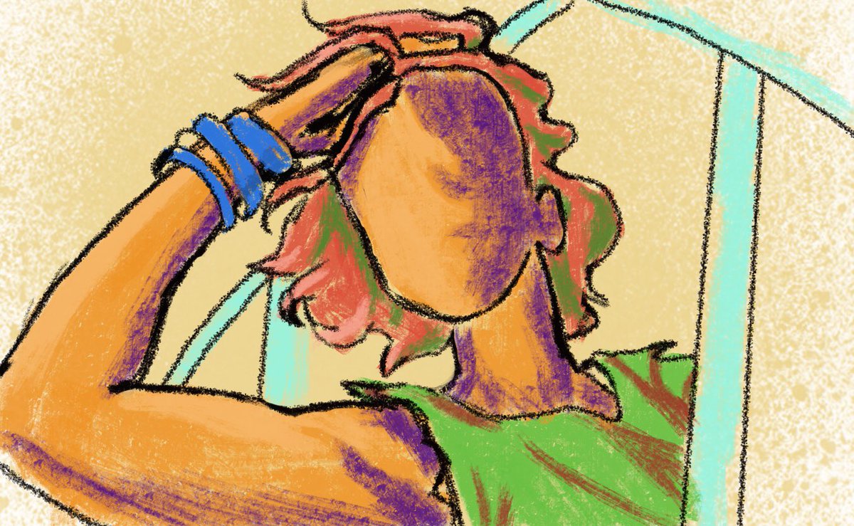 gatsu083's tweet photo. Once again trying to go quicker and more stylized.A study of the wonderful Dorian from #AThingCalledTruth. Original by @afterlaughs. Iβd like to think mine is a Hecate street painting immortalizing Dorianβs free spirit. What do u think @YoZanfardino ? https://t.co/b6pVuAM80G
