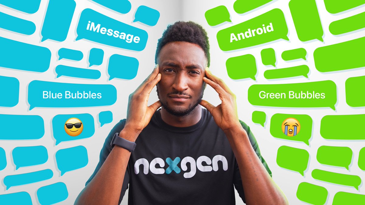 NEW VIDEO - Blue Bubbles vs Green Bubbles: Explained! Why people can’t stop using the iPhone.

youtu.be/BuaKzm7Kq9Q