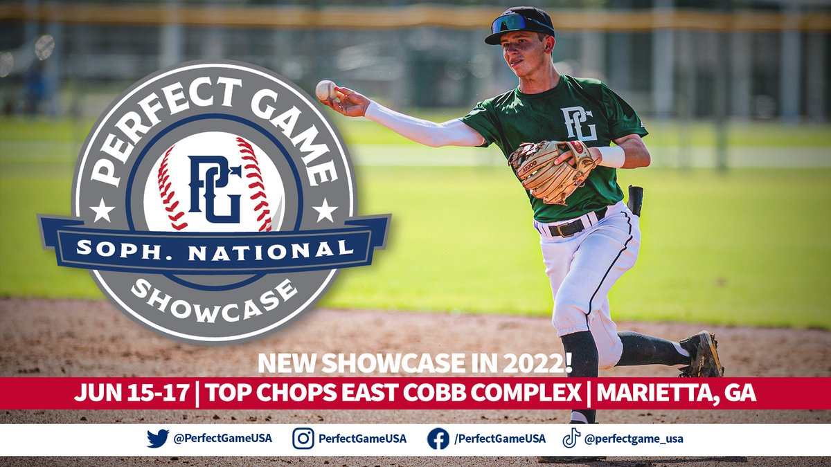 Introducing the NEW Sophomore National Showcase (Class of 2025) 

🗓️ : June 15-17
📍: Top Chops East Cobb Complex
➡️  : bit.ly/3ttwMyQ