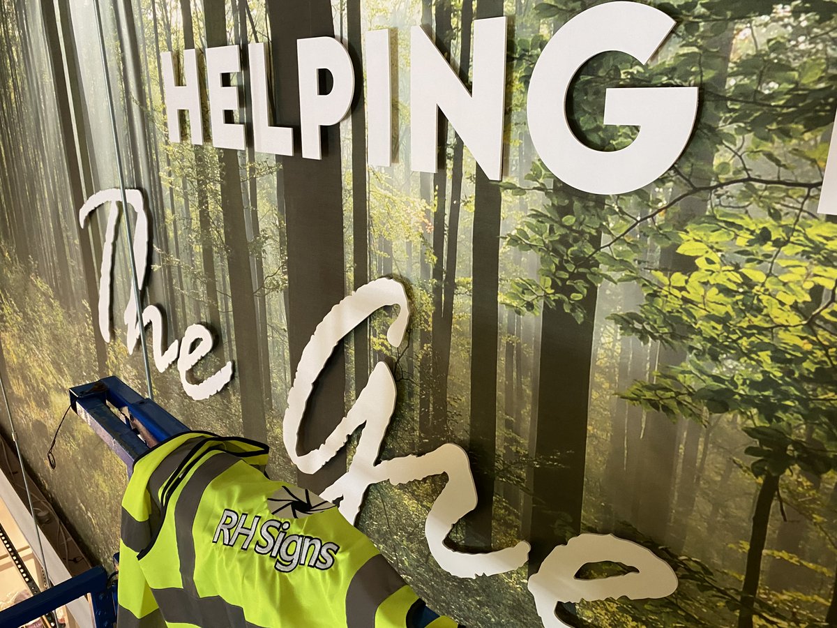 RHSigns2016's tweet photo. On site assisting our colleagues from Holden Signs with fitting flat cut lettering inside.

For a high quality, professional service, give us a call at RH Signs on 0790 35 35 817 or visit https://t.co/r6mXD1DKRF for more details on the services we offer. https://t.co/SyKqmJxAbt