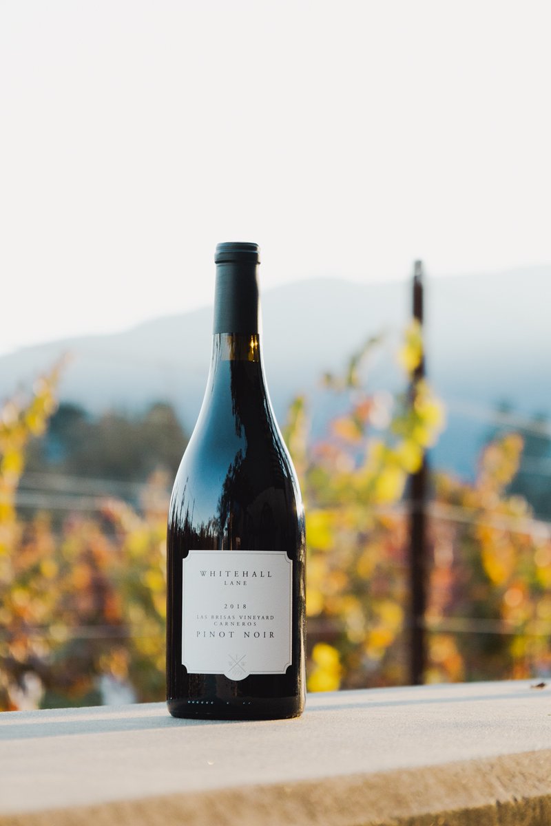 The breezes (las brisas) blowing off the San Pablo Bay in Carneros make the Las Brisas Vineyard ideal for growing Pinot Noir grapes. Try our Las Brisas Pinot Noir here: shop.whitehalllane.com/2018-Las-Brisa…