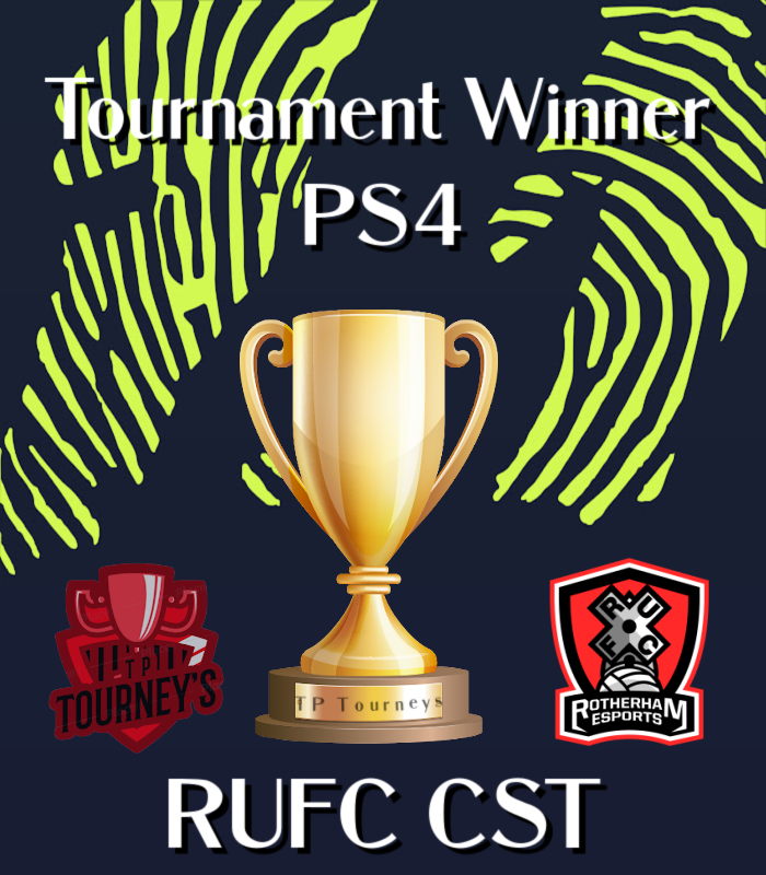 TP_Tourneys's tweet photo. PS4 Tournament winners today was RUFC CST @RUFCeSports well done lads lifting the trophy 🏆 https://t.co/NLVHJy1kEI