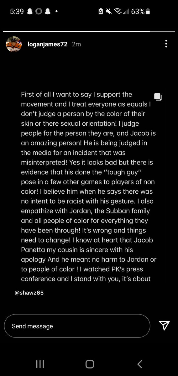 danleafs's tweet photo. I believe Jacob no racism here just a in game disagreement https://t.co/VZbQDOxPwX