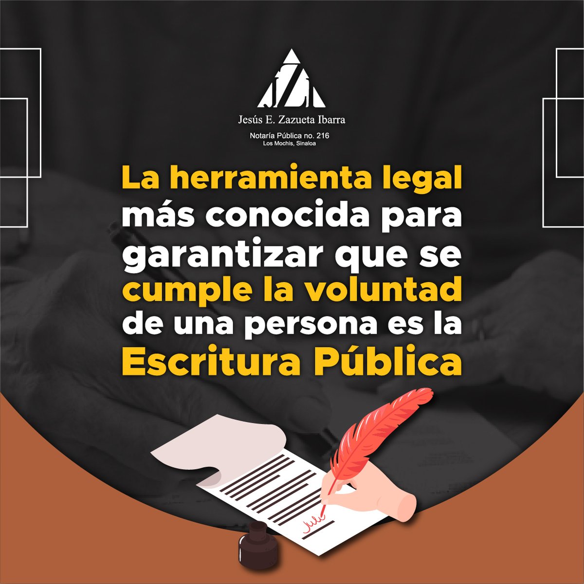 Notariozazueta's tweet photo. ¡Sin escrituras no hay dueño! ☝🏻. Así que protege tu patrimonio y escritura con nosotros, recuerda que papelito habla 📄✨.
¿Tienes alguna duda respecto a este tema?. ¡Contáctanos! ✉️.
#Notario #NotariaPublica https://t.co/cigWnCyRKW