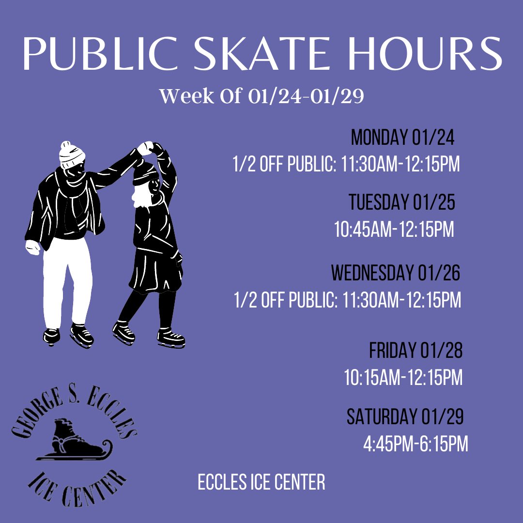 Come join us for public skate!!