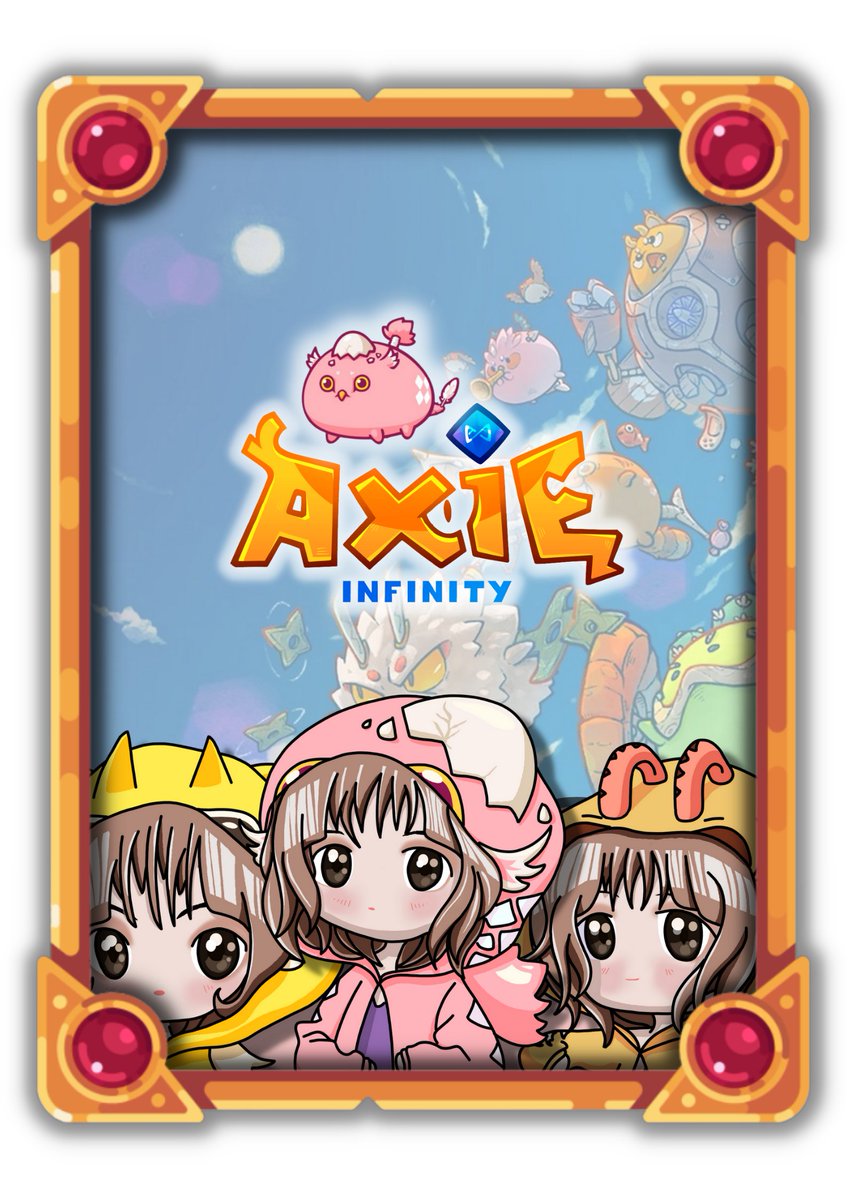 EL_100418's tweet photo. Hello everyone! Sharing with you my entry for the #wagmichallenge 
WAGMI
AXIE SISTERS AXIE CARD 2⃣
Hope you'll like it 🥰
@axiesisters @AxieInfinity @creaticles https://t.co/c7qy6uqE4G