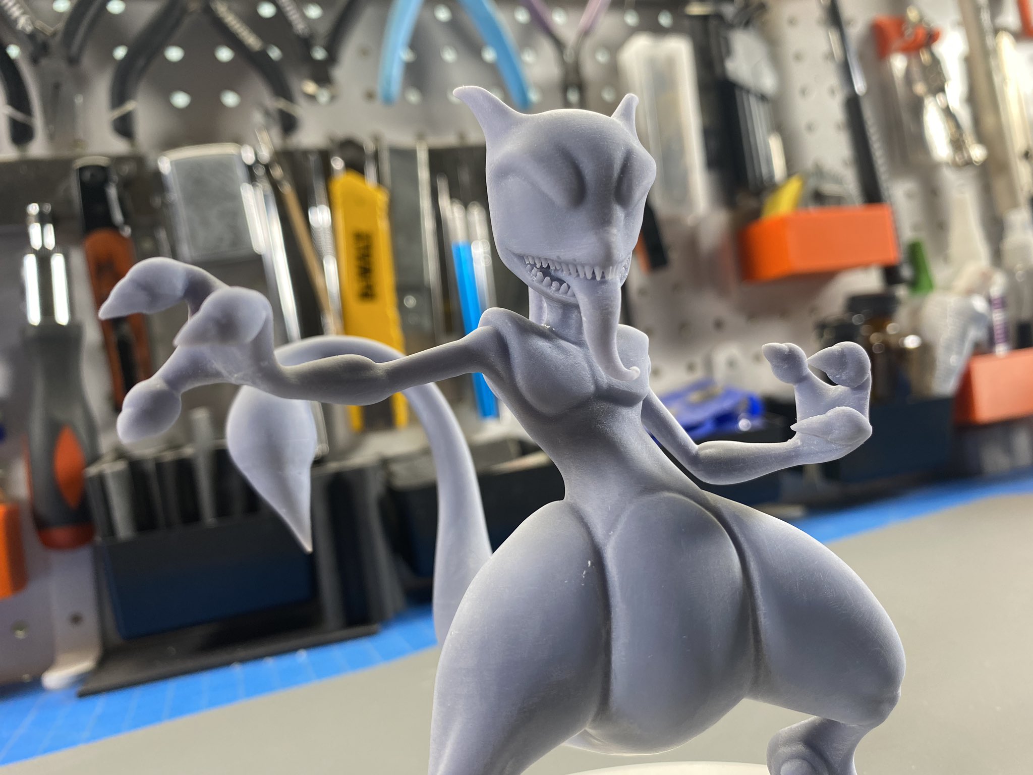 Mega Mewtwo X 3D model 3D printable