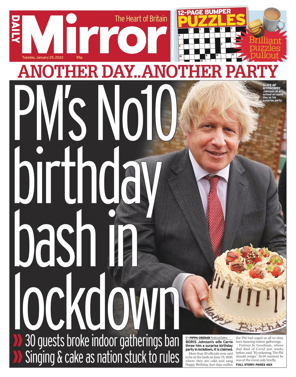 Tempete Indignation Des Preuves Epouvantables La Presse Britannique Reagit Au Nouveau Scandale Qui Touche Boris Johnson La Libre